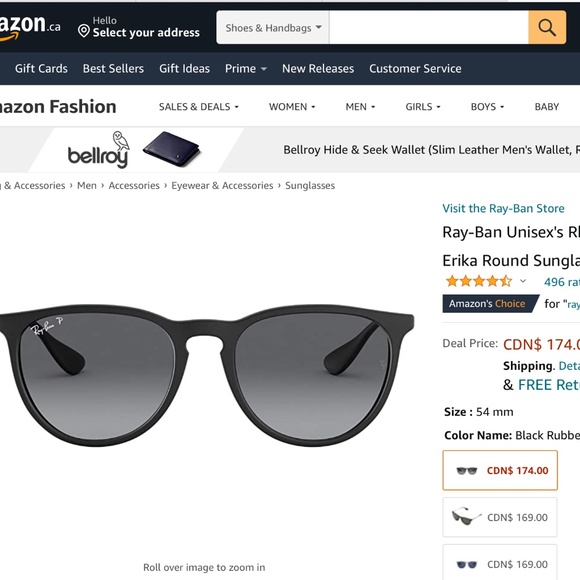 NWT UNISEX RAYBAN SUNGLASSES - Picture 6 of 6